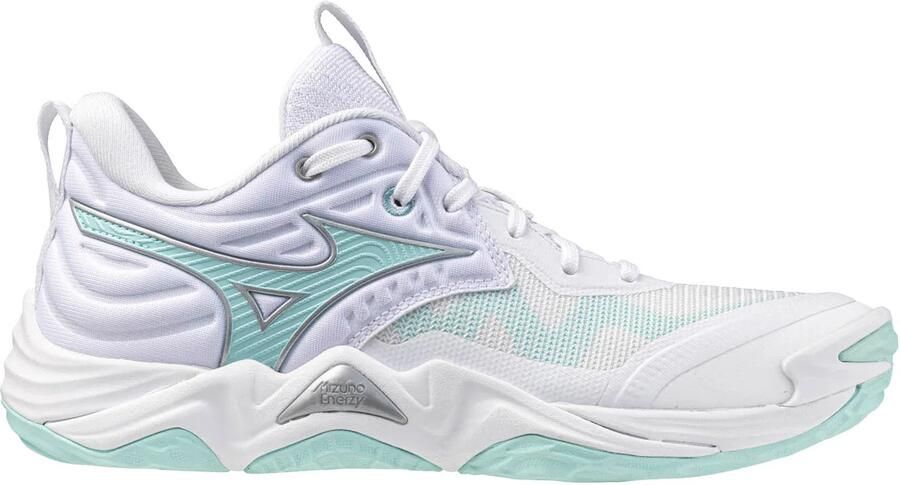 Mizuno Wave Momentum Elite Indoor Sportschoenen Voor Dames Wit 1 2 Vrouw