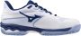 Mizuno WAVE EXCEED LIGHT 2 CC tennisschoenen dames gravel 61G white - Thumbnail 3