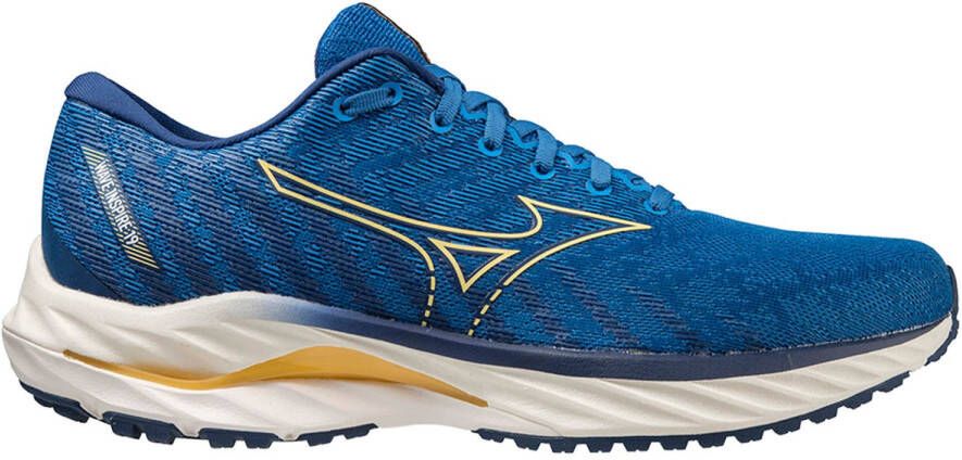 Mizuno Wave Inspire 19 J1GC234406 Mannen Blauw Hardloopschoenen - Foto 3