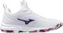 Mizuno Wave Luminous Indoorschoenen Dames Wit 38+ - Thumbnail 2