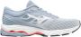 Mizuno Wave Prodigy 3 Dames Sportschoenen Hardlopen Weg grijs roze - Thumbnail 4