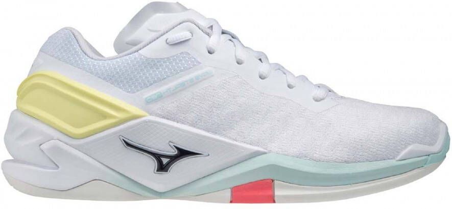 Mizuno Wave Stealth Neo Dames Sportschoenen Volleybal Indoor wit geel - Foto 6