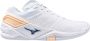 Mizuno WAVE STEALTH NEO Zaalschoenen Wit Dames - Thumbnail 2