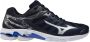 Mizuno Wave Voltage Sportschoenen Volleybal Indoor wit blauw - Thumbnail 2