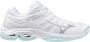 Mizuno wave voltage 2 Volleybalschoenen dames Wit - Thumbnail 2