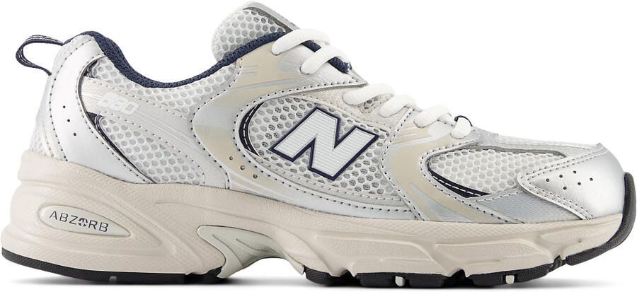 New Balance 530 sneakers lichtgrijs donkerblauw - Foto 4