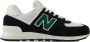 New Balance 574 sneakers zwart groen wit - Thumbnail 3