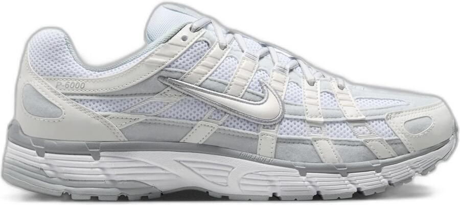 Nike P-6000 Summit White Pure Platinum Sneakers Gray Heren