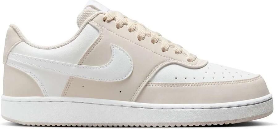 Nike Court Vision Sneakers Dames Wit Mesh Synthetisch