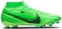 Nike Zoom Mercurial Superfly 9 Academy MDS Gras Kunstgras Voetbalschoenen (MG) Felgroen Zwart Groen - Thumbnail 2