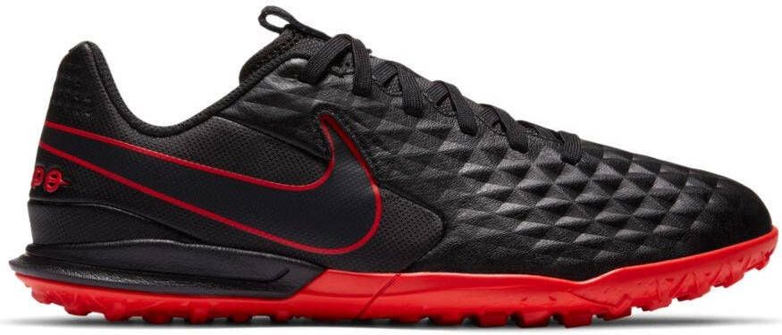 Nike Jr. Tiempo Legend 8 Academy TF Voetbalschoen voor kleuters kids (turf) Zwart