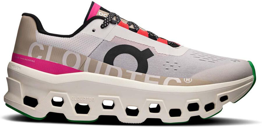 ON Running Low-Top Sneakers Cloudmonster Sneakers in wit - Foto 2