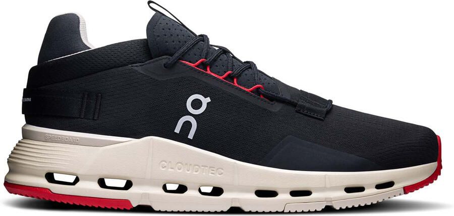 ON Running Ultra-lichtgewicht Ademende Sneakers met Logodetails Black Heren - Foto 2