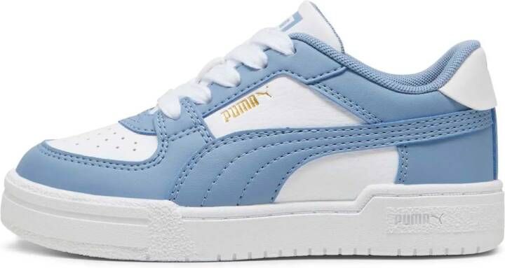 Puma California Pro sneakers wit lichtblauw Jongens Meisjes Imitatieleer 30 - Foto 4