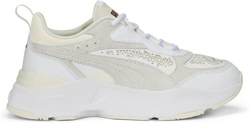 PUMA Cassia Laser Cut Sneakers Beige Vrouw - Foto 4