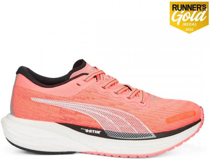 PUMA Deviate Nitro 2 Dames Sportschoenen Hardlopen Weg oranje zwart - Foto 7