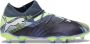 PUMA Future 7 Match Gras Kunstgras Voetbalschoenen (MG) Kids Grijs Paars Groen Wit - Thumbnail 4