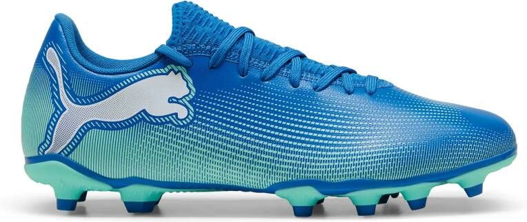 PUMA FUTURE 7 PLAY FG AG Unisex Sportschoenen Hyperlink Blue-Mint- White - Foto 10