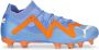 PUMA Future Match Gras Kunstgras Voetbalschoenen (MG) Dames Blauw Oranje Wit - Thumbnail 3