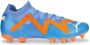 PUMA Future Match Gras Kunstgras Voetbalschoenen (MG) Blauw Oranje Wit - Thumbnail 2