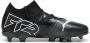 Puma Future 7 Match FG AG Junior voetbalschoenen zwart wit Imitatieleer 37 - Thumbnail 4
