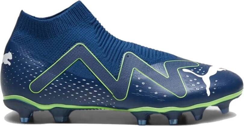 PUMA Future Match+ Veterloze Gras Kunstgras Voetbalschoenen (MG) Donkerblauw Wit Felgroen - Foto 1