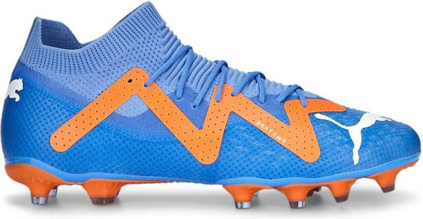 PUMA Future Pro Gras Kunstgras Voetbalschoenen (MG) Blauw Oranje Wit - Foto 3