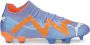 PUMA Future Ultimate Gras Kunstgras Voetbalschoenen (MG) Blauw Oranje Wit - Thumbnail 3