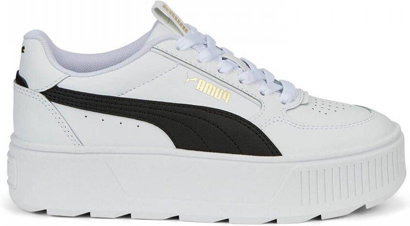 Puma Kar Rebelle Unisex Schoenen Wit Maat: 35.5 Leer Foot Locker - Foto 6