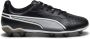Puma King Match FG AG Junior voetbalschoenen zwart wit Imitatieleer 28 - Thumbnail 3