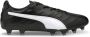 PUMA King Pro 21 Gras Voetbalschoenen (FG) Zwart Wit - Thumbnail 2