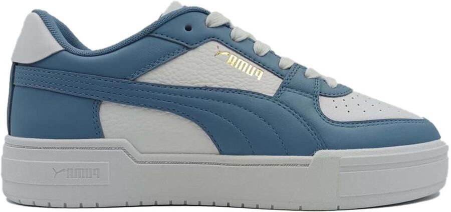 Puma California Pro sneakers wit lichtblauw Jongens Meisjes Imitatieleer 35.5 - Foto 2