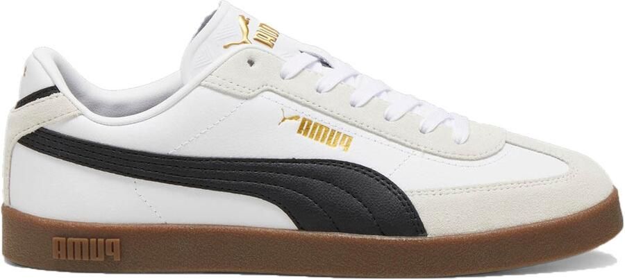 Puma Sneakersy skórzane z obszyciem w kontrastowym kolorze model Club II Era - Foto 17