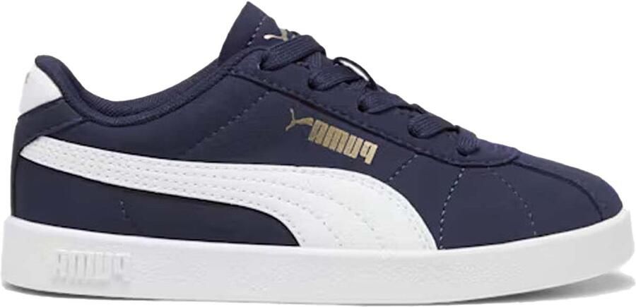 PUMA Kinder Schuhe Low Club II PS 398887 Navy- White- Gold - Foto 2