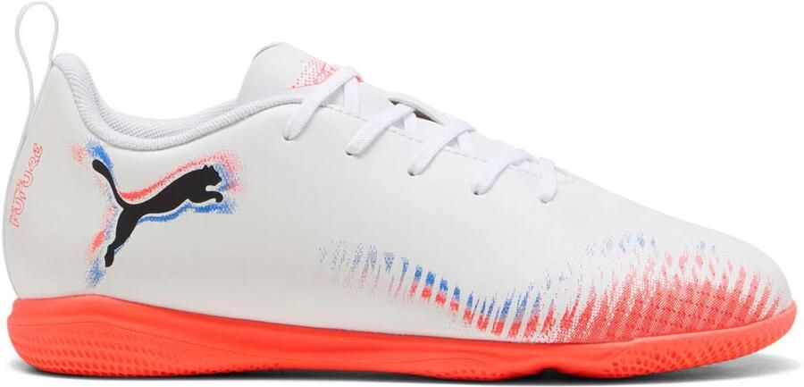 PUMA FUTURE 8 PLAY IT Jr Unisex Sportschoenen White- Black-Glowing Red