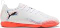 PUMA FUTURE 8 PLAY IT Jr Unisex Sportschoenen White- Black-Glowing Red - Wit/Rood/Zwart