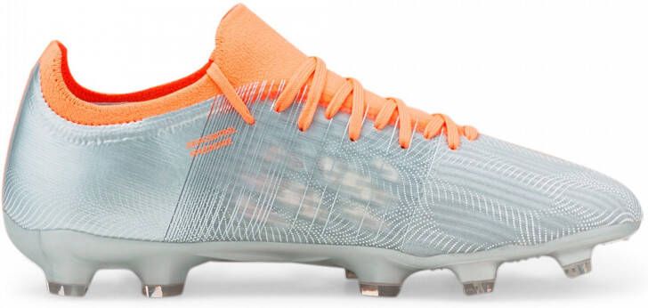 PUMA Ultra 3.4 Gras Kunstgras Voetbalschoenen (MG) Zilver Oranje - Foto 3