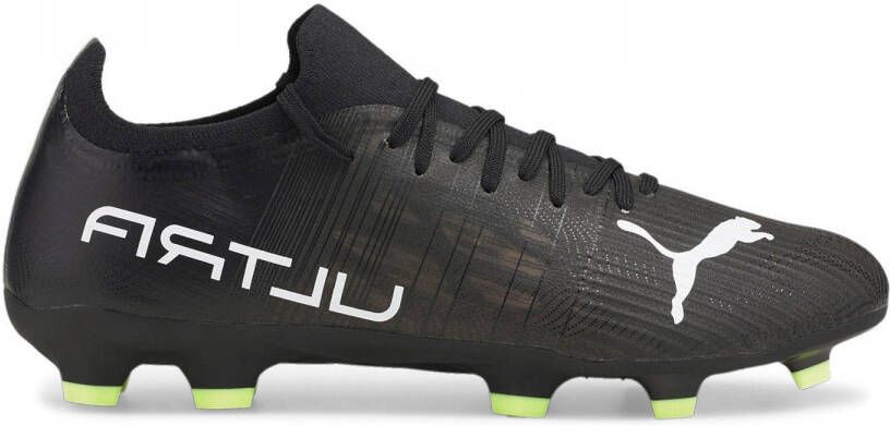 PUMA Ultra 3.4 Gras Kunstgras Voetbalschoenen (MG) Zwart Wit Geel - Foto 4