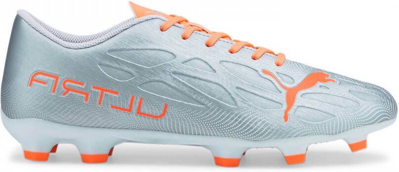 PUMA Ultra 4.4 Gras Kunstgras Voetbalschoenen(MG)Zilver Oranje - Foto 2