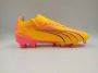 PUMA Ultra Match Gras Kunstgras Voetbalschoenen (MG) Oranje Zwart Roze - Thumbnail 3