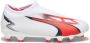 Puma Ultra Match FG AG Jr. voetbalschoenen wit rood zwart Imitatieleer 38 - Thumbnail 3