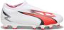 Puma Ultra Match FG AG Jr. voetbalschoenen wit rood zwart Imitatieleer 37 - Thumbnail 2