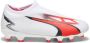 Puma Ultra Match FG AG Jr. voetbalschoenen wit rood zwart Imitatieleer 38 - Thumbnail 2