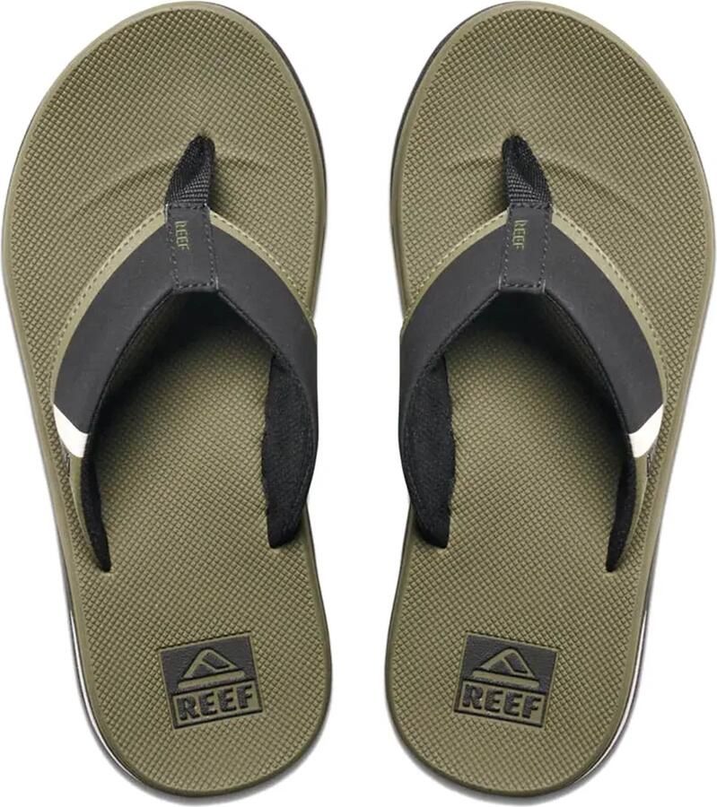 Reef Fanning Low Olive Heren Slippers Olijfgroen