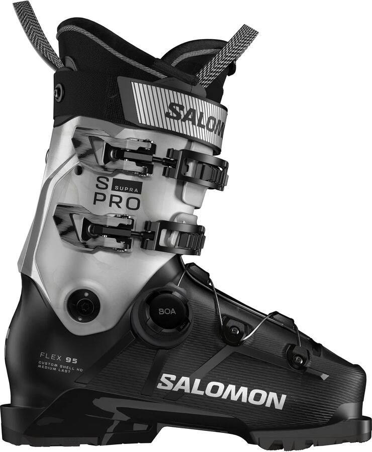 Salomon S Pro Supra Boa 95 W Black Skischoen Dames Grijs