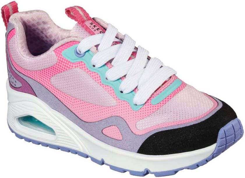 Skechers Uno Color Steps Meisjes Sneakers Zwart Multicolour - Foto 4