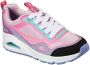 Skechers Uno Color Steps Meisjes Sneakers Zwart Multicolour - Thumbnail 4