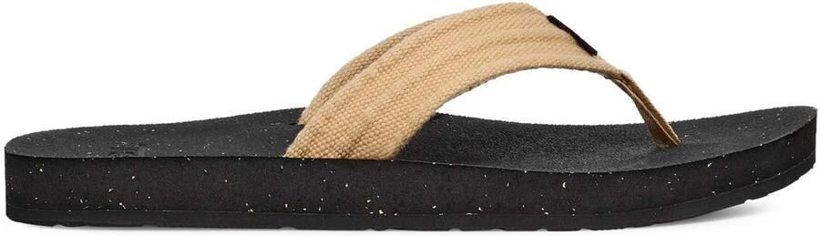 Teva M REFLIP CANVAS Heren Slippers Zwart Beige