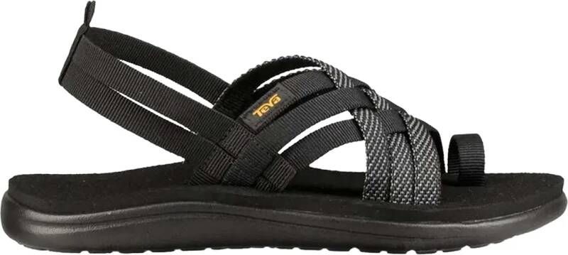 Teva Voya Strappy Sandaal Dames Zwart - Foto 4