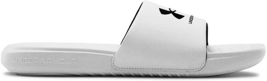 Under Armour Herenslippers Ansa Fixed Wit Wit Zwart 47.5